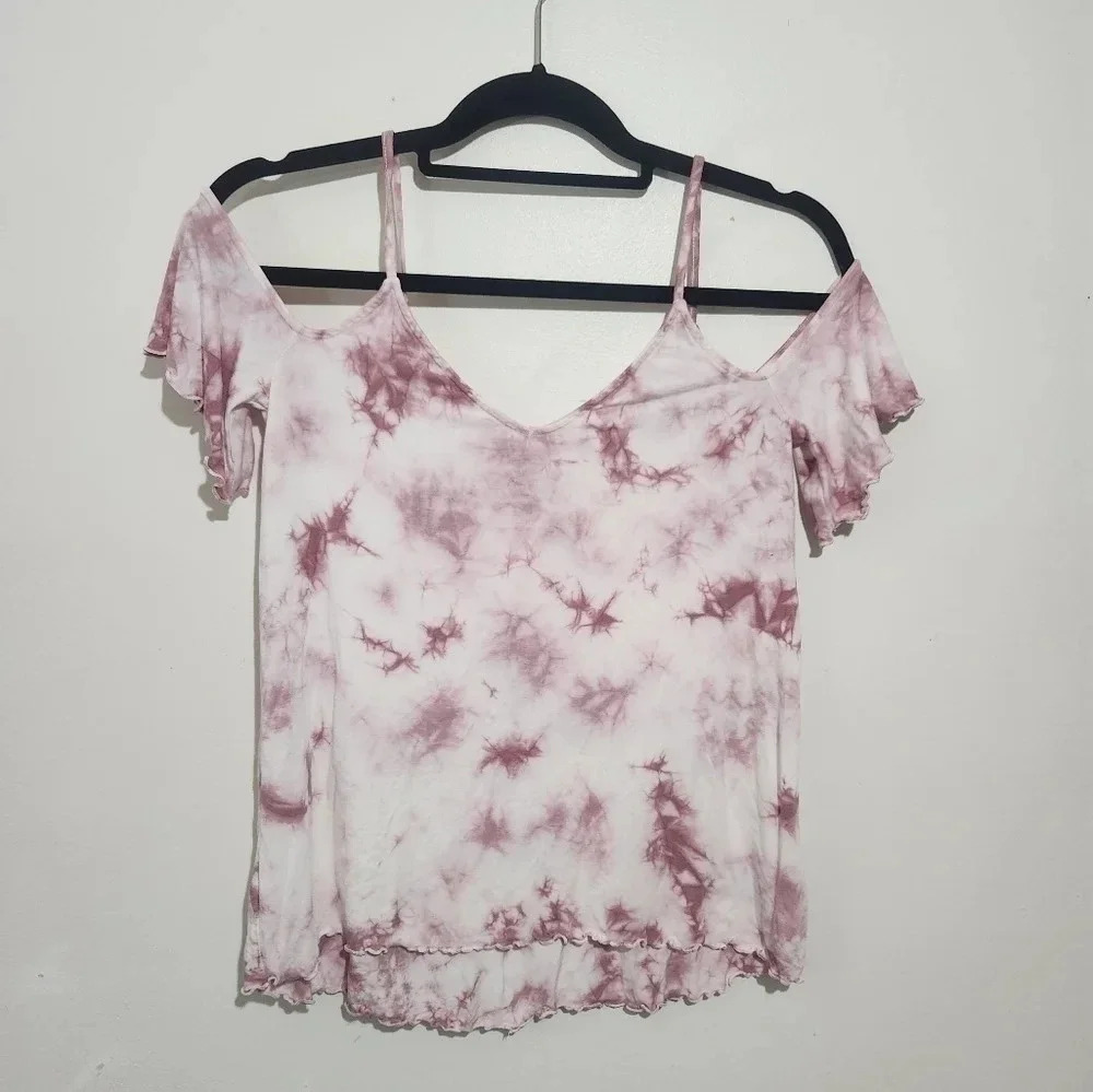 American Eagle Cold Shoulder Top - Picture 2 of 5